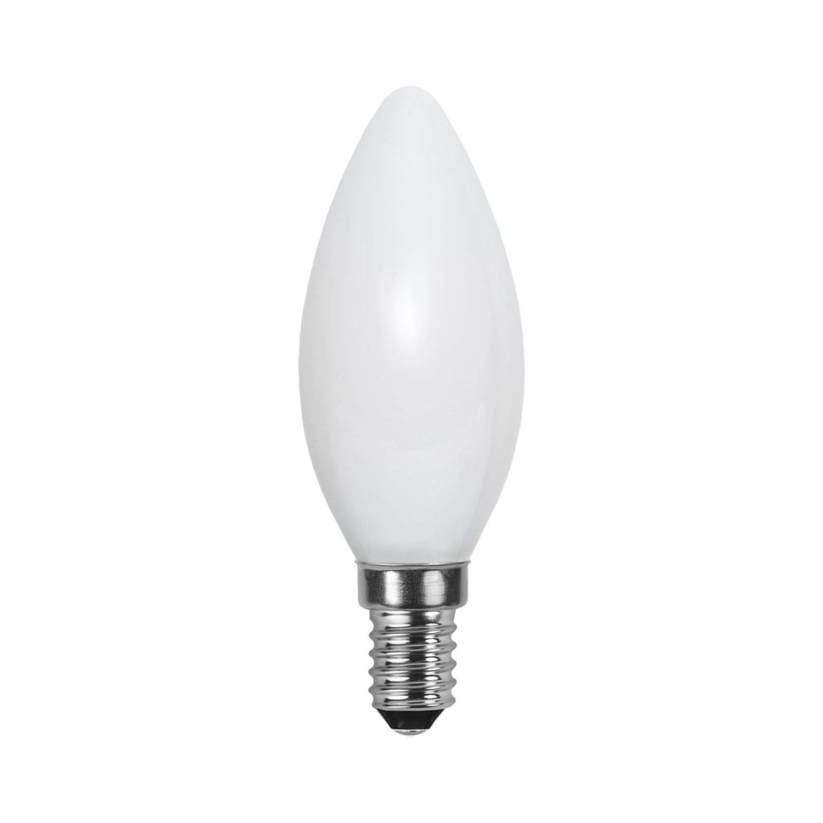 Sviečková LED žiarovka E14 2 700 K opál Ra90 3 W