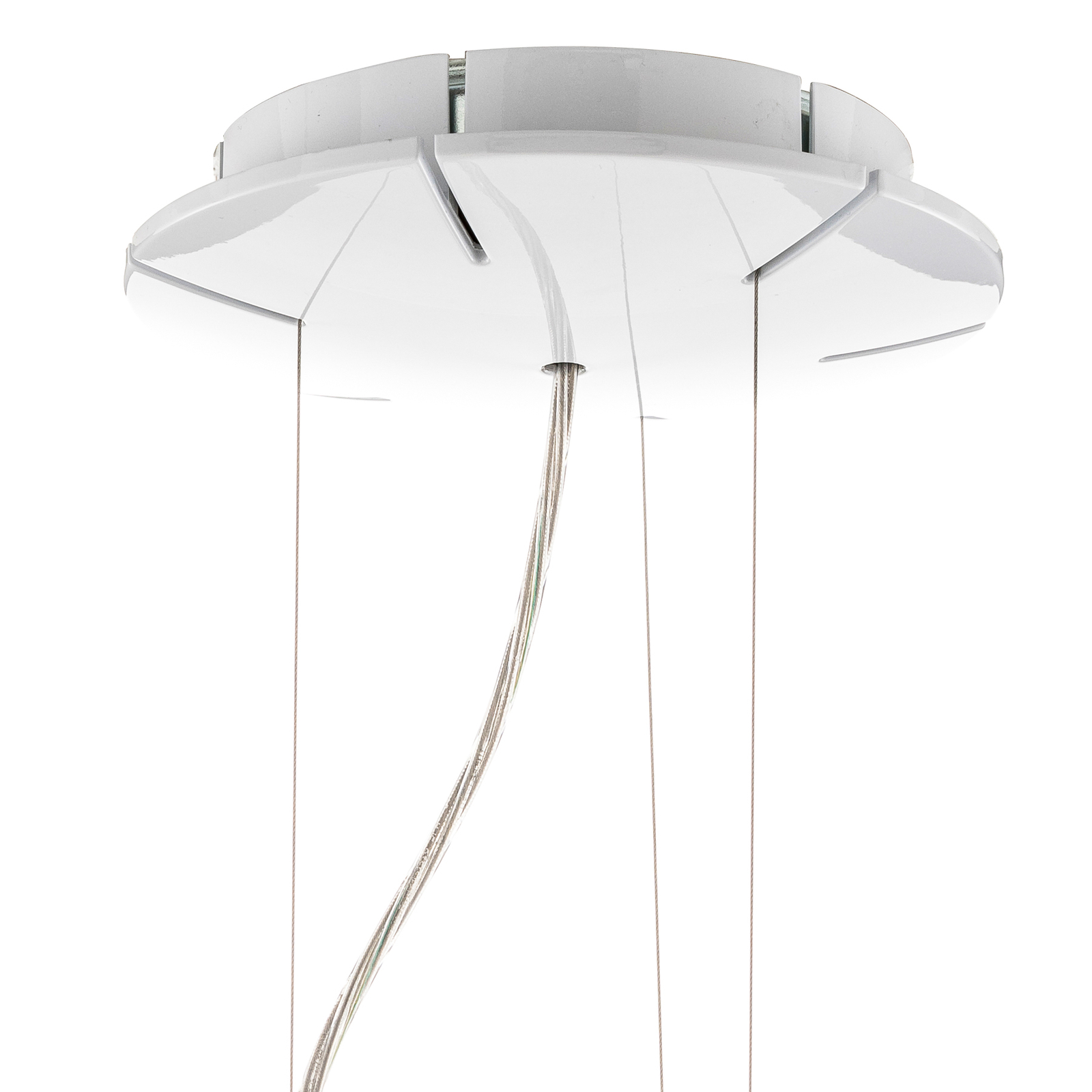 Artemide Nur Mini Gloss candeeiro suspenso branco