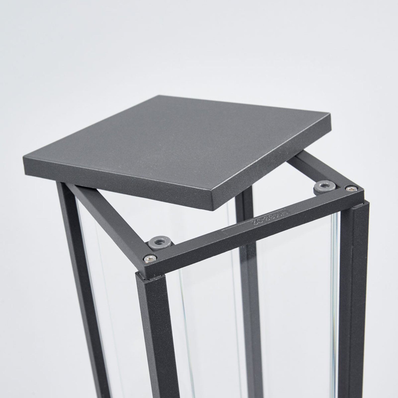 Annalea Außen Gartenleuchte H50 Dark Grey/Clear - Lucande