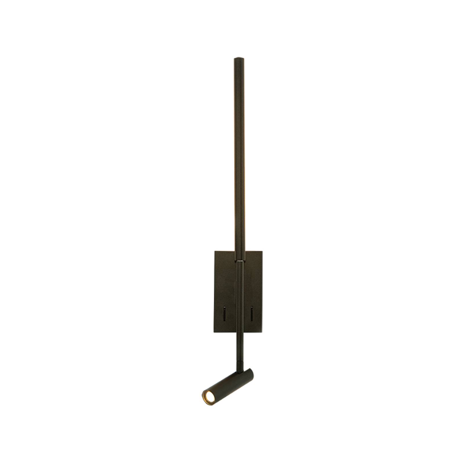 LED-Wandleuchte 23039 schwarz 3000 K 2-flammig Metall