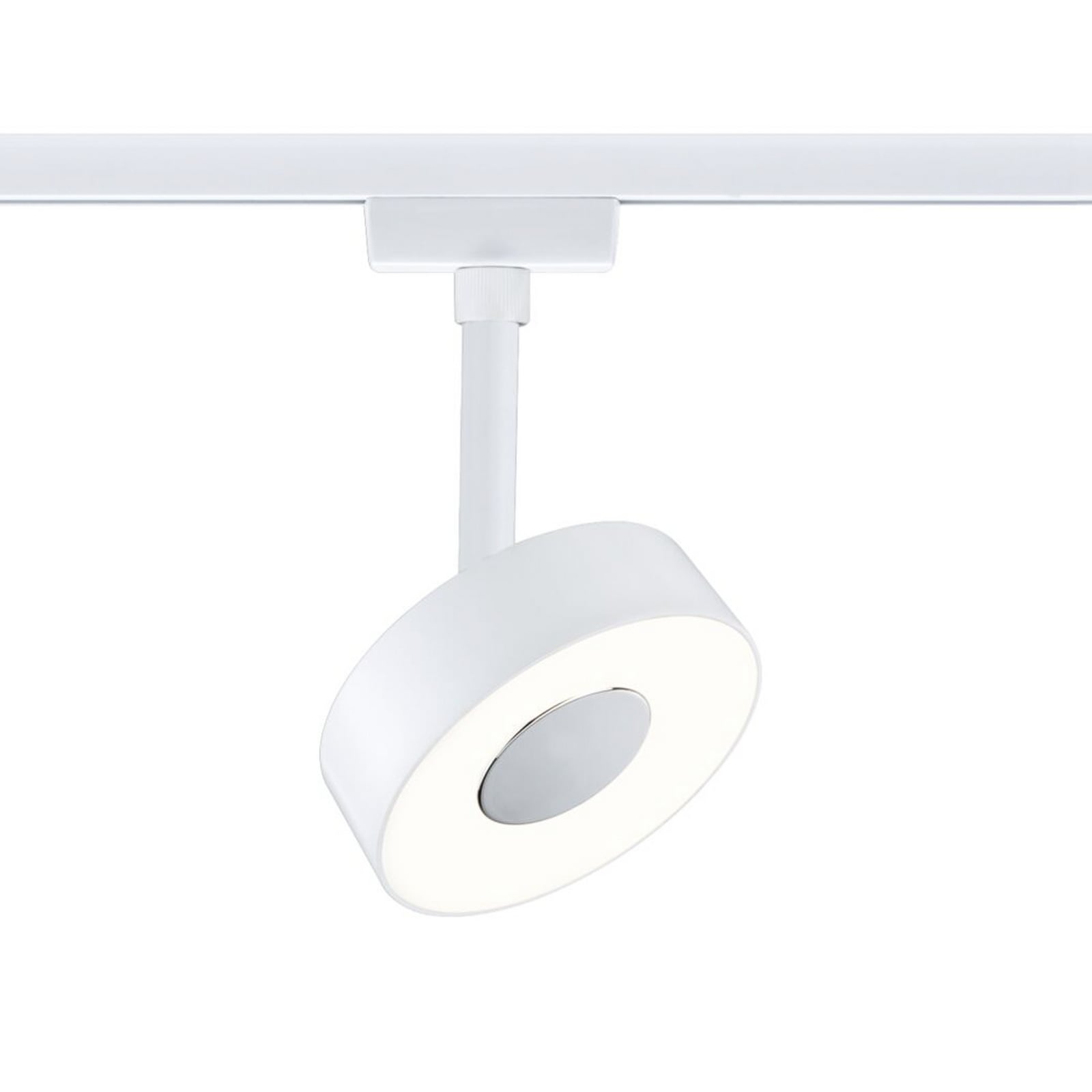 Paulmann URail Circle LED-Spot, 3 pakopų reguliavimas, 3000K, signalinė balta Paulmann URail Circle LED-Spot, 3 pakopų reguliavimas, 3000K, signalinė balta