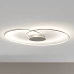 Lindby LED stropna svetilka Joline, kromirana, 90 cm, kovinska