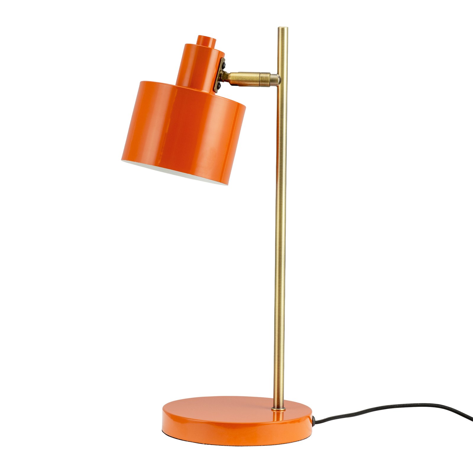 Dyberg Larsen Ocean tafellamp, oranje/messing
