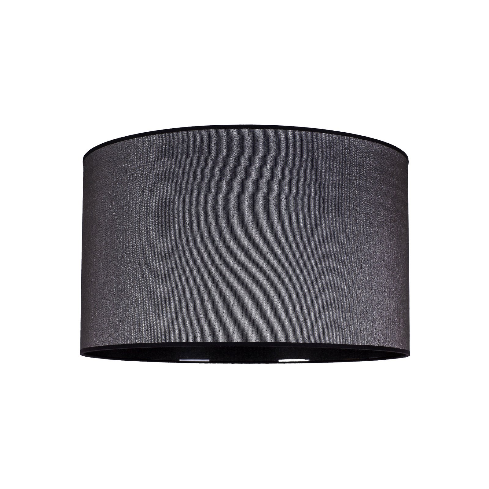 Lampeskjerm Roller Ø 50 cm, svart/sølv