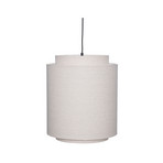 HÜBSCH Hängelampe Sable, sandfarben, Ø 40 cm, Textil