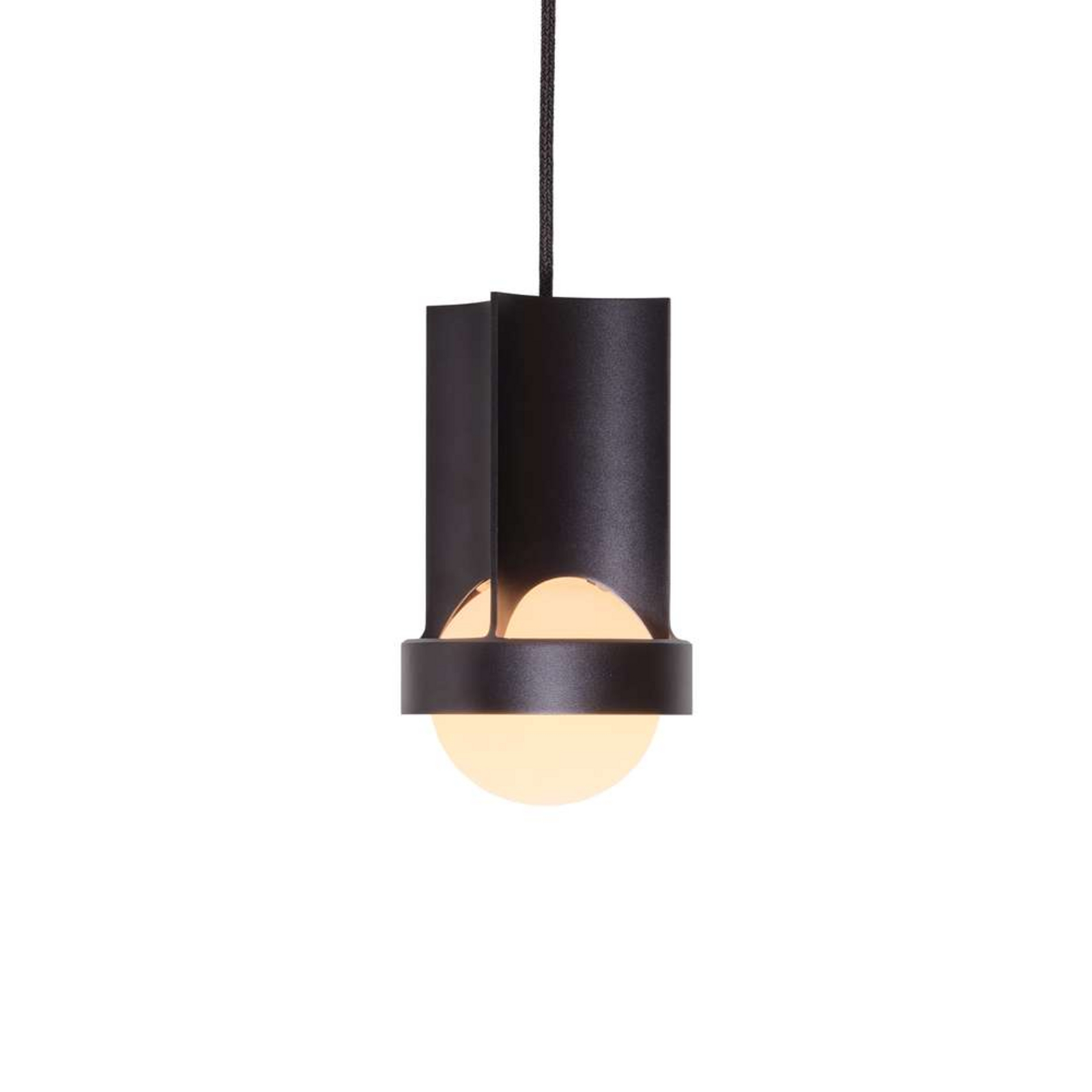 Loop Lampada a Sospensione Single Small w/Sphere III Dark Grey - Tala