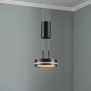 Lindby Eilika lámpara colgante LED 1 luz antracita