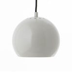Ball Candeeiro Suspenso Glossy Pale Grey - Frandsen