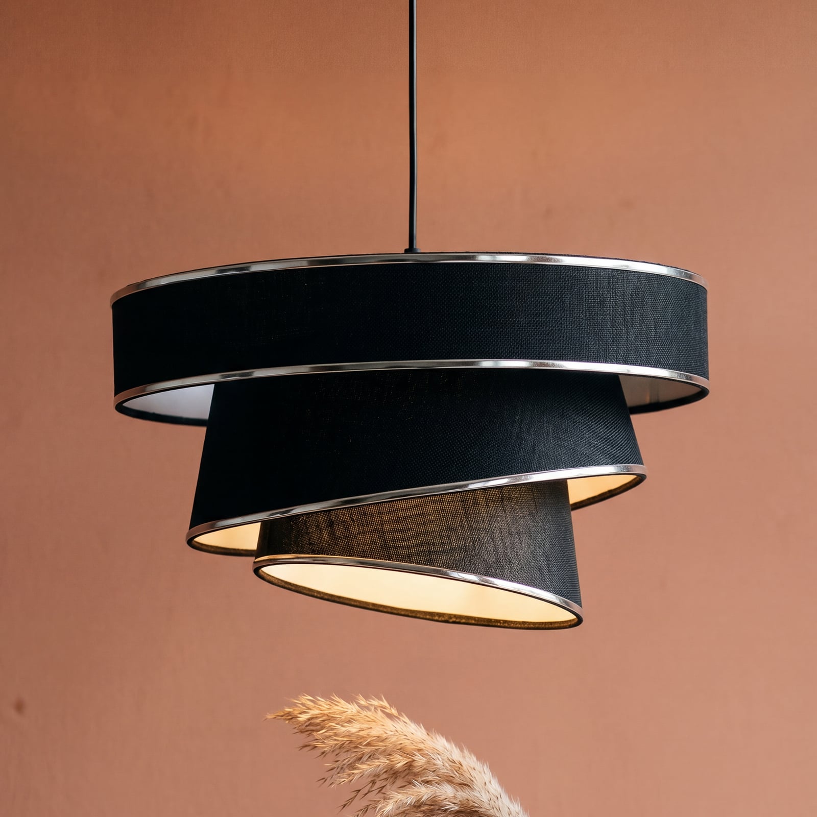 „OSRAM“ pakabinamas šviestuvas „Decor Glittey“, tamsiai pilkos spalvos, Ø 40 „OSRAM“ pakabinamas šviestuvas „Decor Glittey“, tamsiai pilkos spalvos, Ø 40