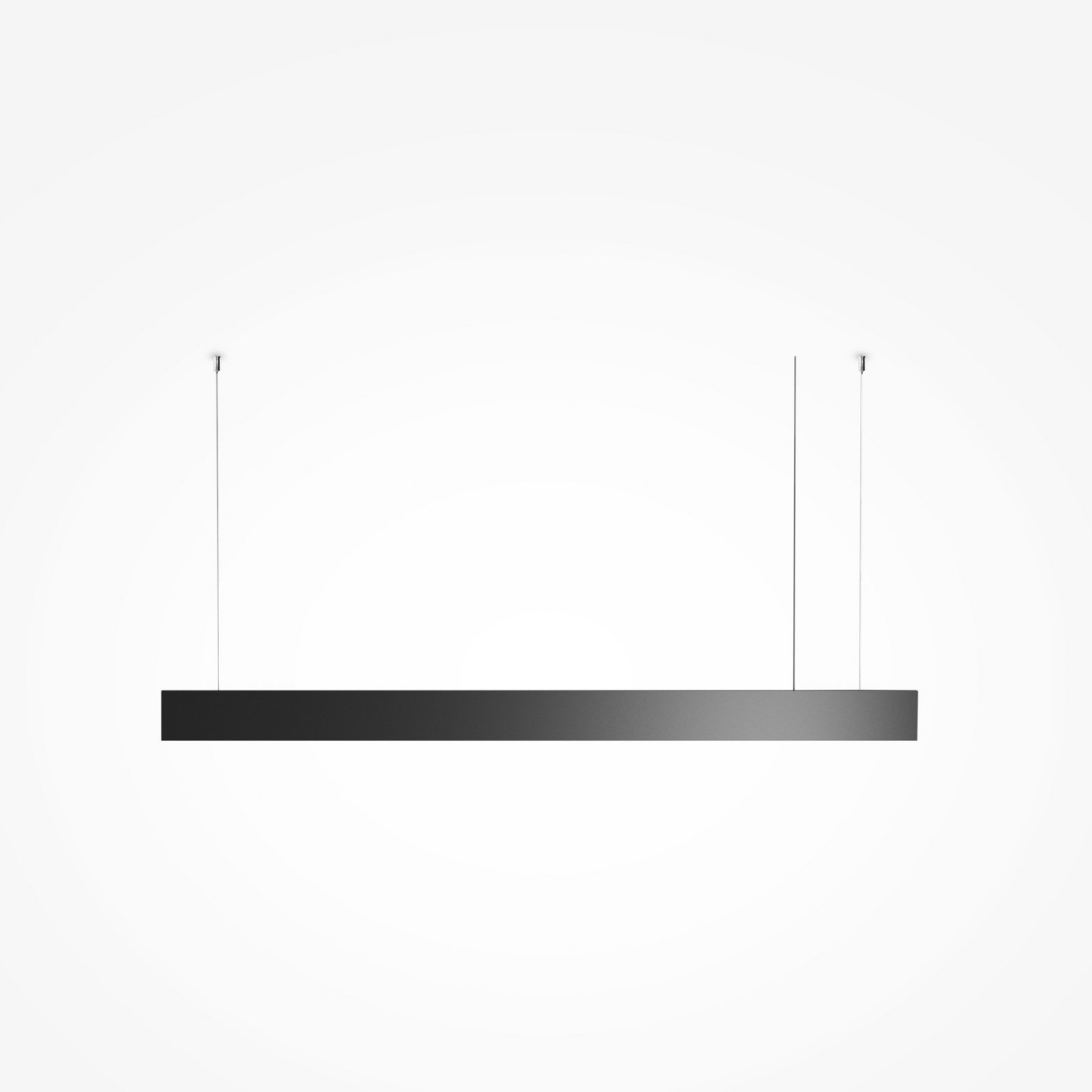 Lampă suspendată LED Maytoni Basis, negru, CCT, lungime 112,5 cm