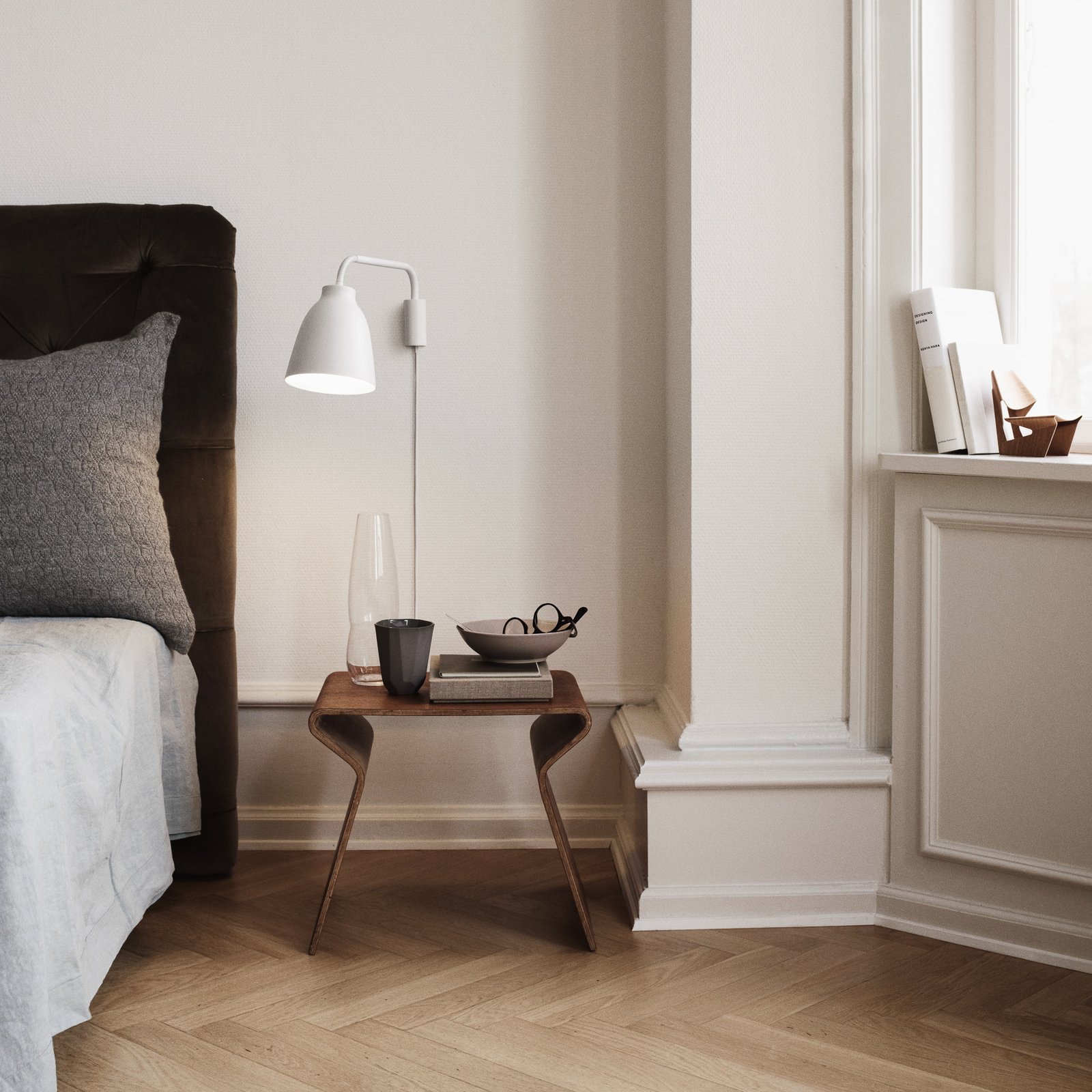 Caravaggio Read Vegglampe Hvit - Fritz Hansen