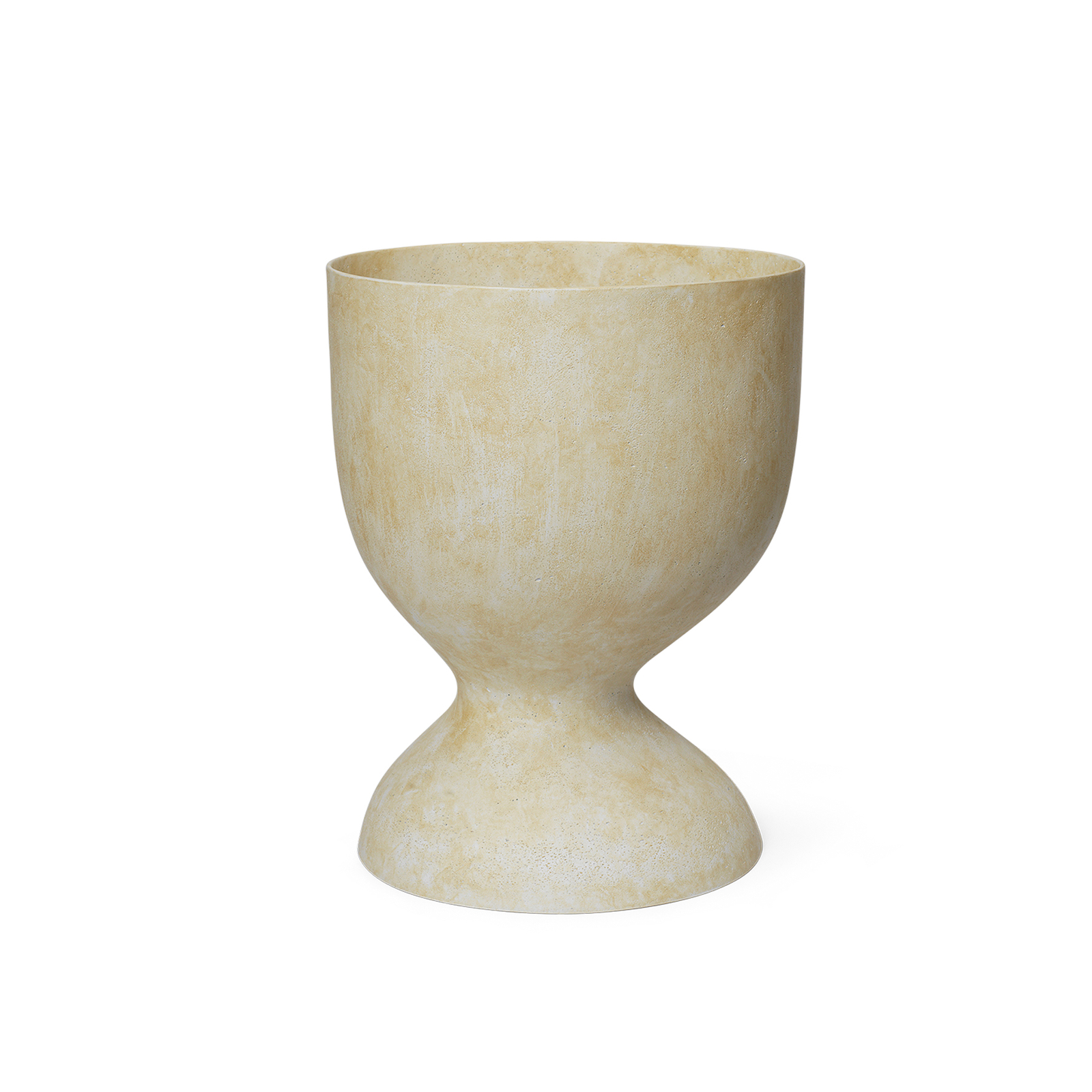 ferm LIVING vaso da fiori Evoke Mid, beige, 19 litri, fibra di vetro