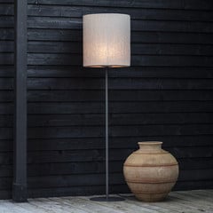 PR Home põrandavalgusti Agnar, tumehall/valge, 156 cm