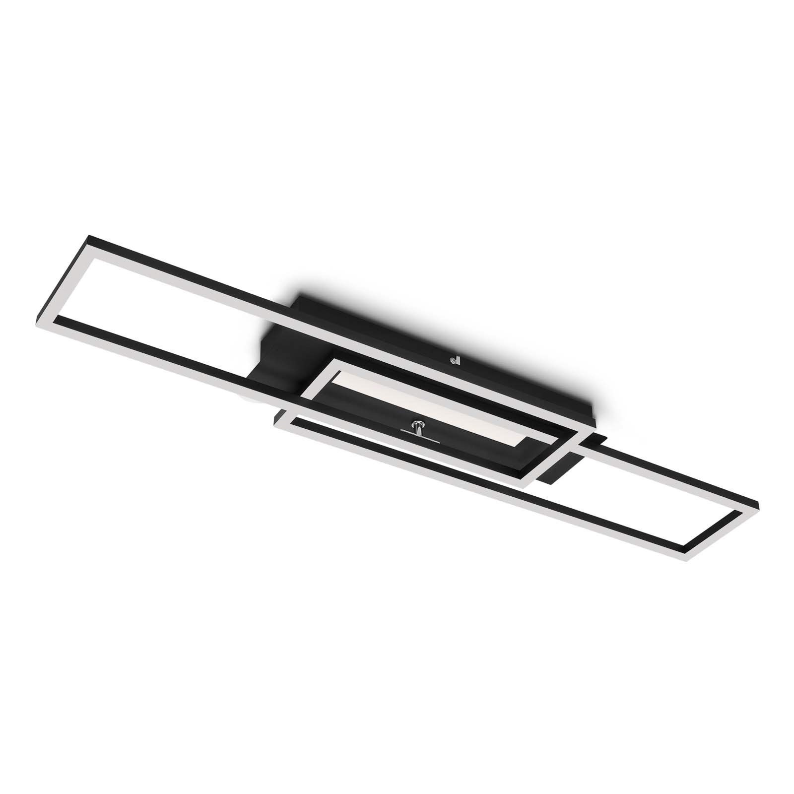 Plafonnier LED Frame Mid, 3 000 K, noir