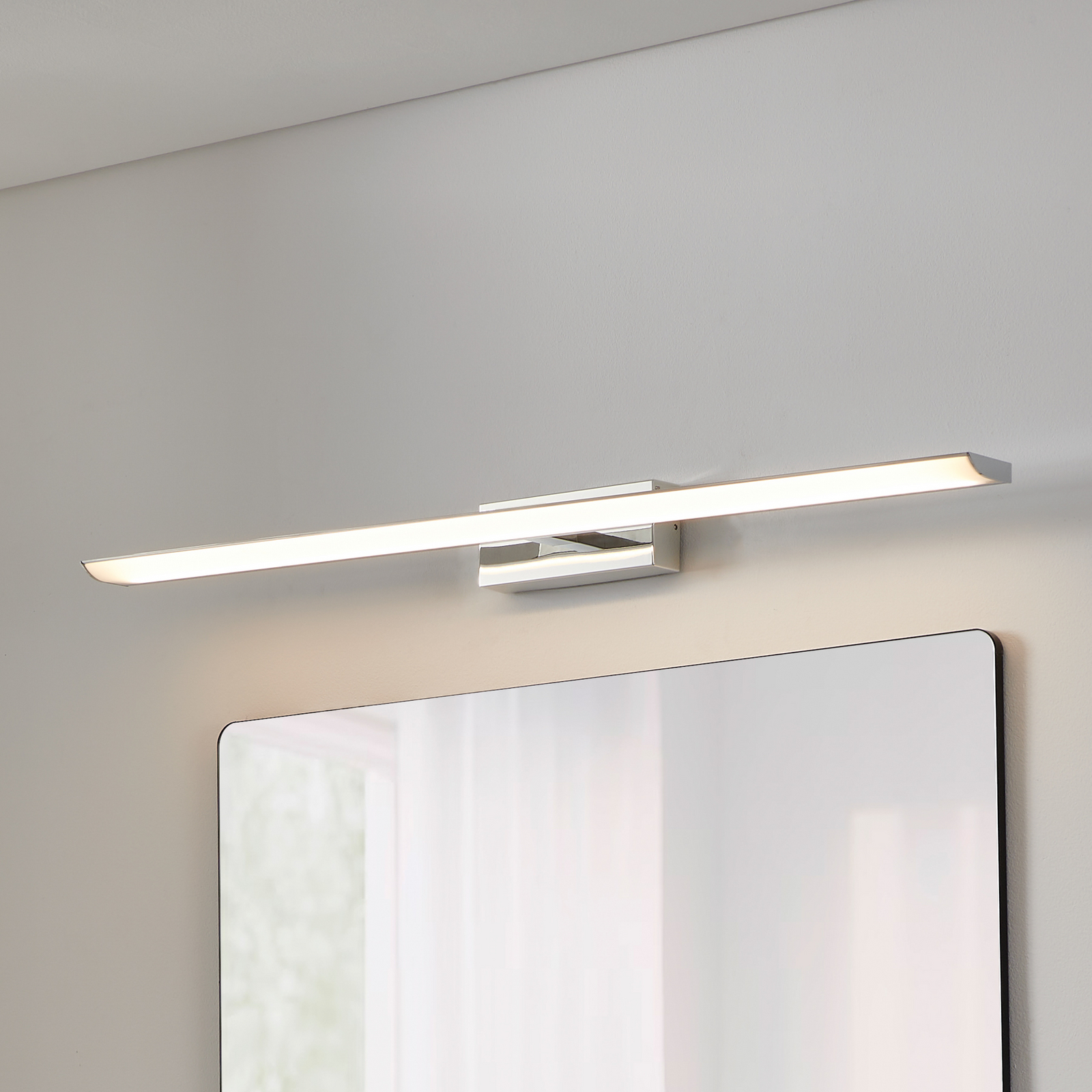 EGLO connect Applique pour miroir LED Smart Tabiano-Z, 90,5 cm, chrome