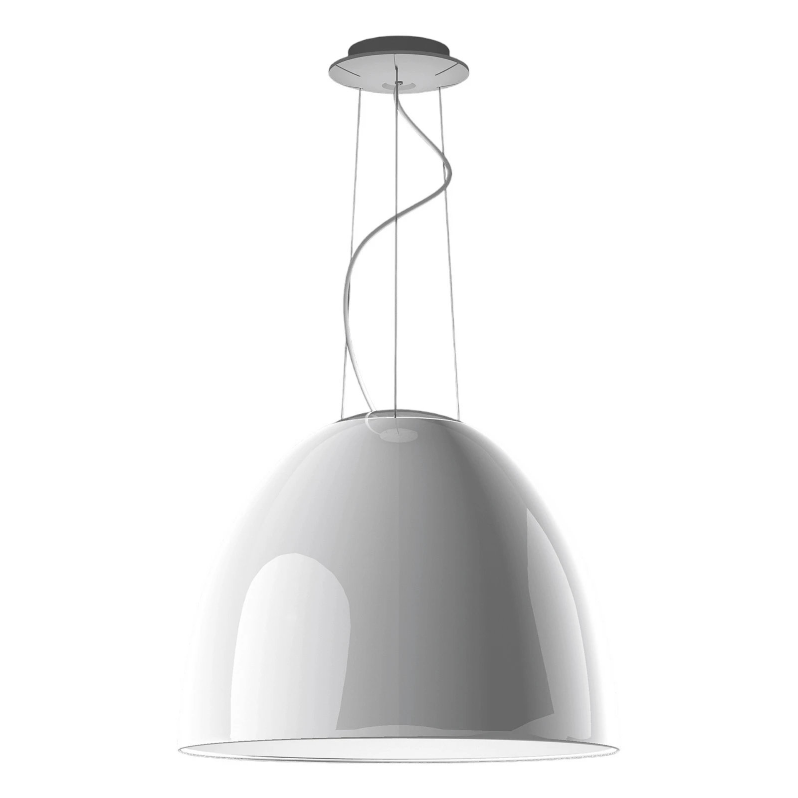 Artemide Nur Gloss Hängelampe App-steuerbar weiß