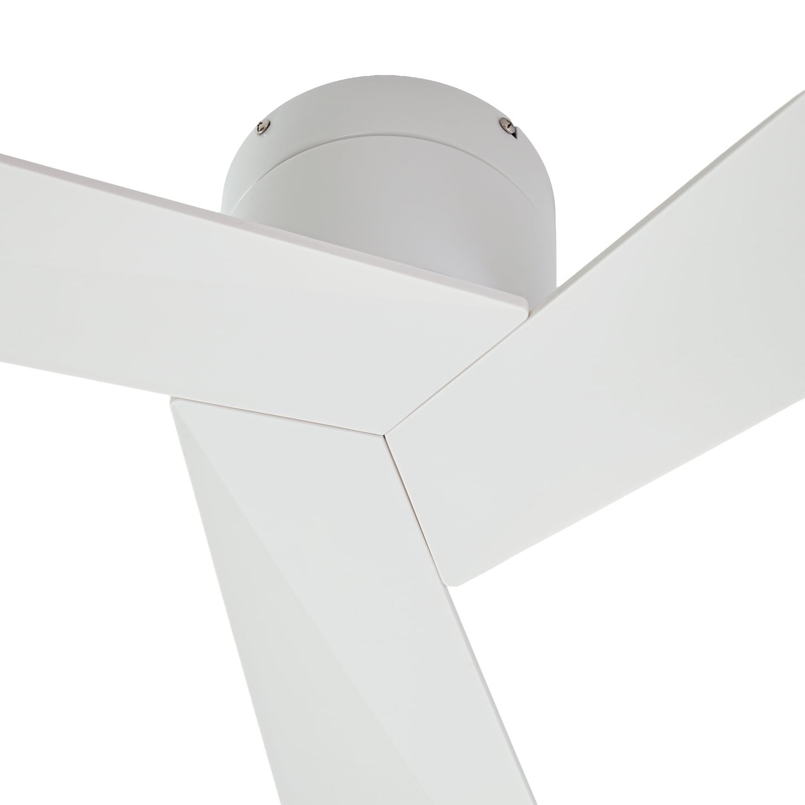 Ventilateur de plafond Lucande Ventoro, Ø 132 cm, blanc, métal