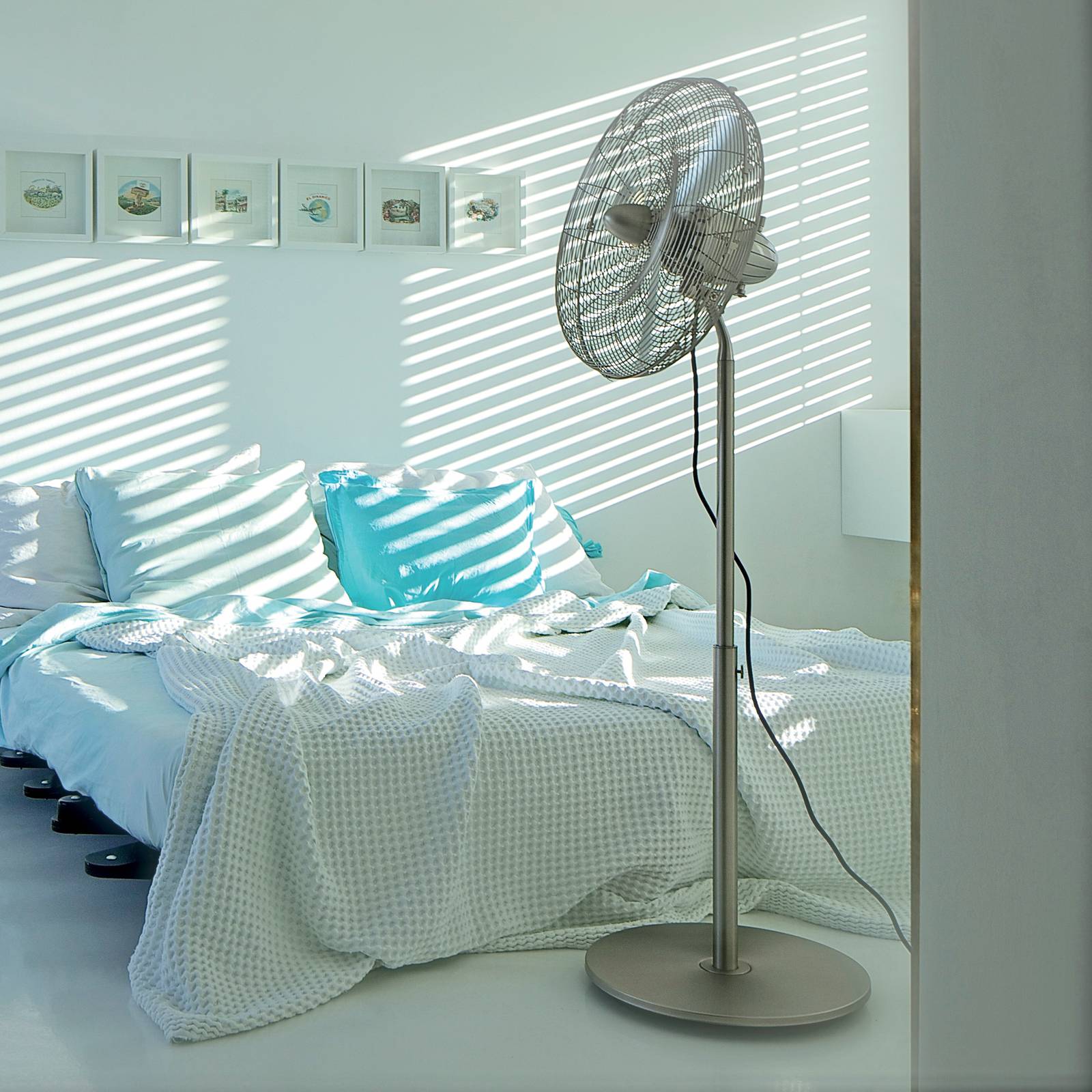 Standventilator Charly, silber günstig online kaufen