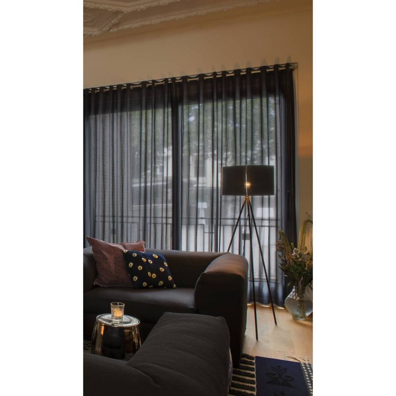 Fenda Tripod Gulvlampe Ø45,5 Black/Copper/Black SLV - Stue - Vintage - Aluminium