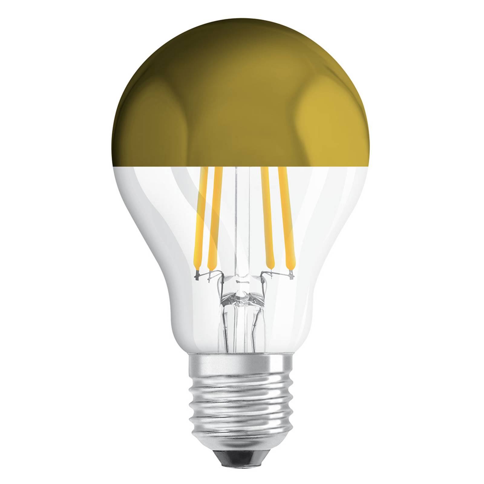 Photos - Light Bulb Osram LED bulb E27 gold mirror 6.5W 2,700 K 