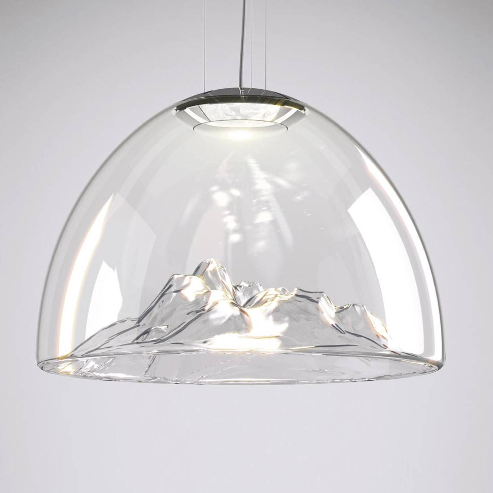 Axo Light Axolight Mountain View lampe transparent-chromé