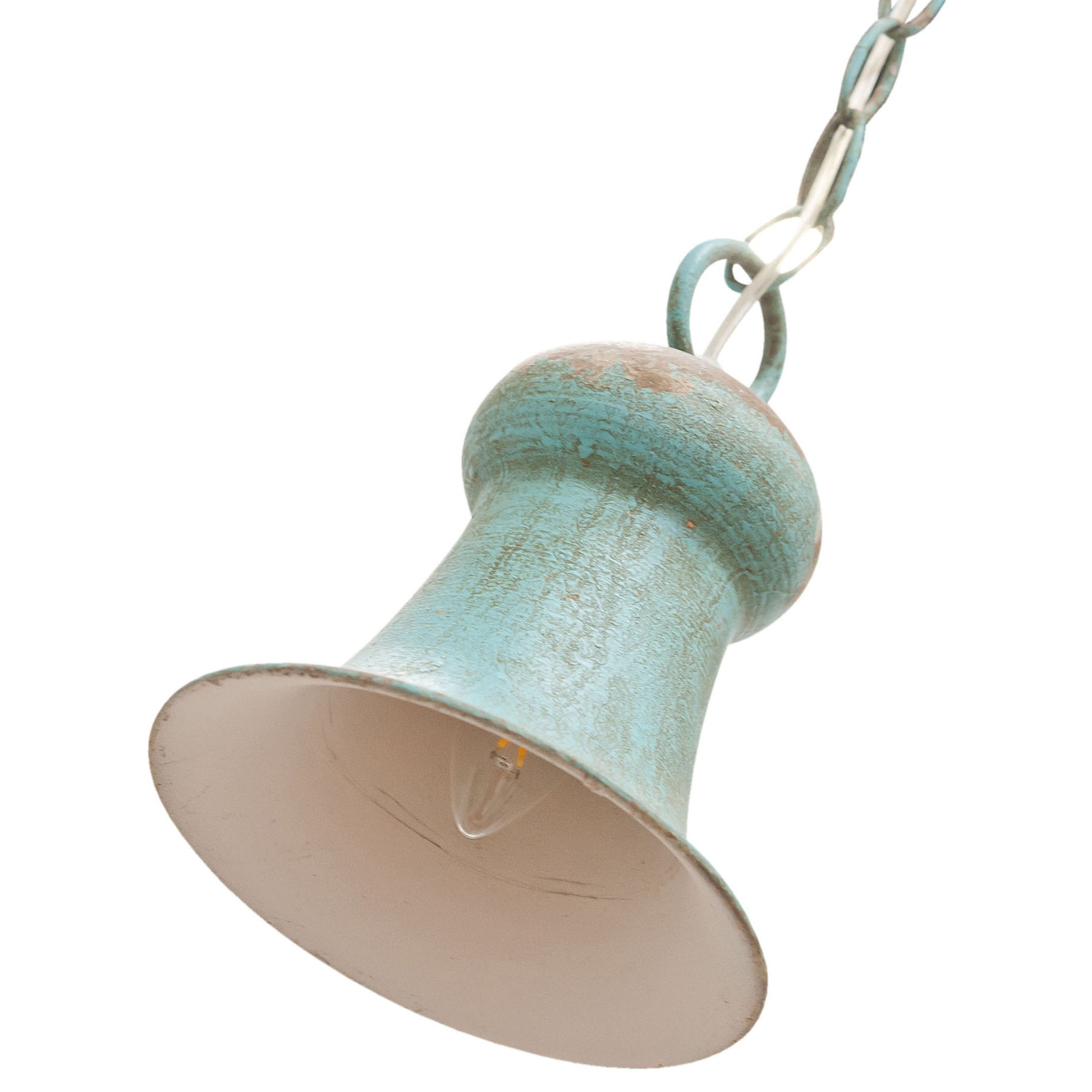 Clayre & Eef 187 hanging light, 5 different lampshades, for Living / Dining Room, metal, E14, 25 W, energy efficiency: A++, L: 159 cm, W: 35 cm
