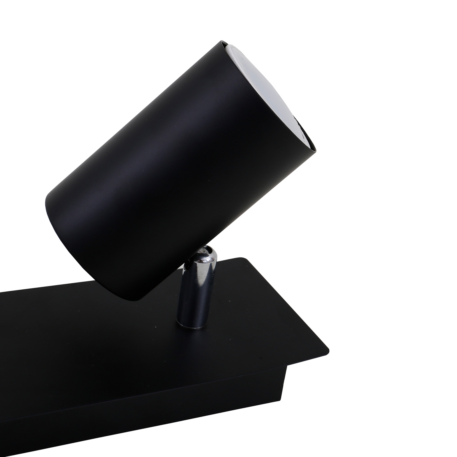 Plafondlamp 2857-025, zwenkbaar, 2-lamps, zwart