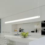 Pirgos LED pendant light, 100 cm long, not dimmable, white