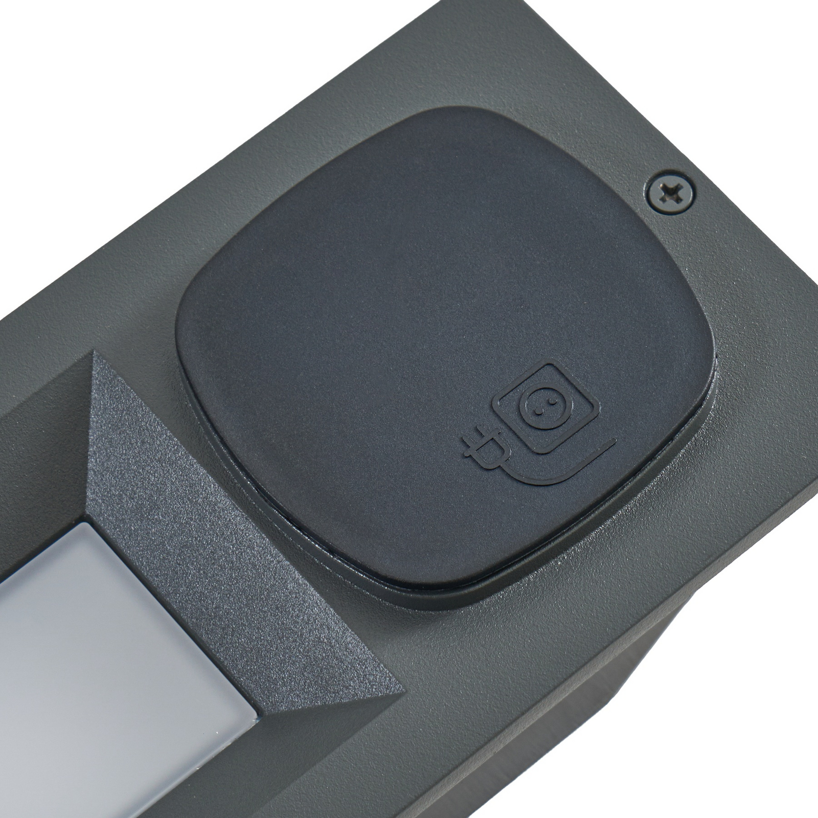 Lachlain oprawa wpuszczana ścienna LED, gniazdko, antracyt - Lucande Lachlain oprawa wpuszczana ścienna LED, gniazdko, antracyt - Lucande