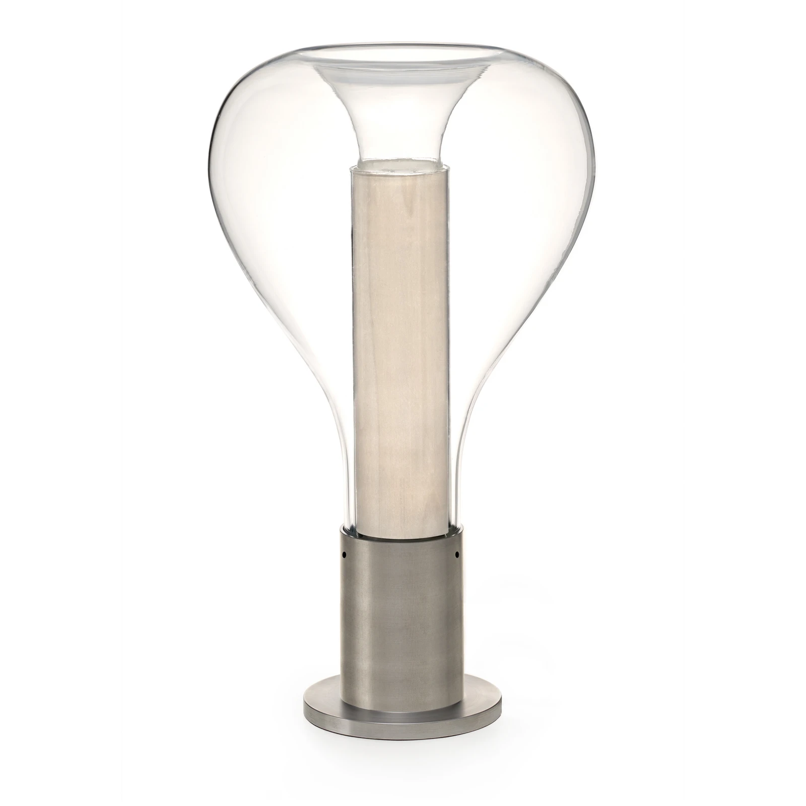 LZF Eris stolná LED lampa sklo hliník/slonovina