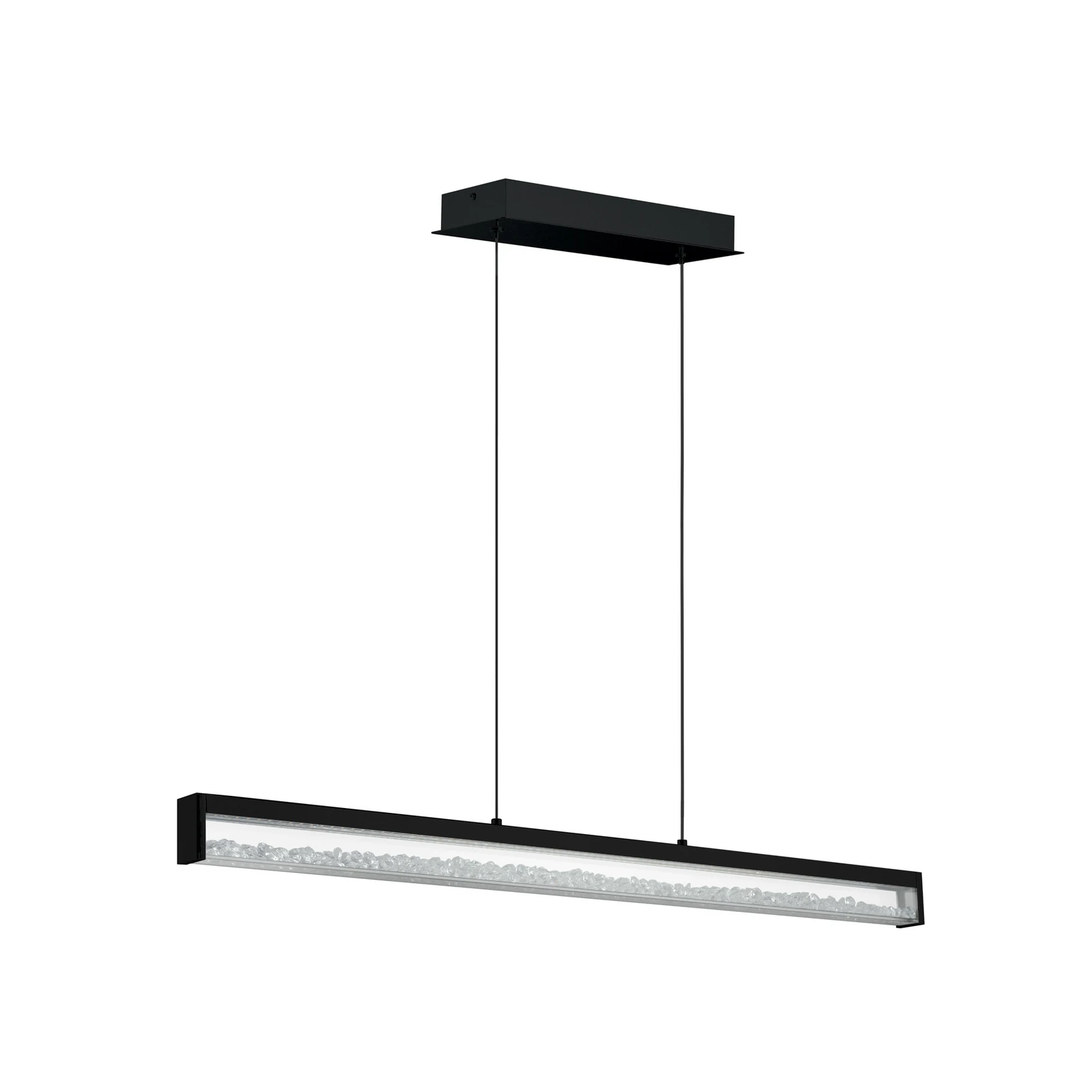 Cardito Tunable suspendată LED alb 100cm negru