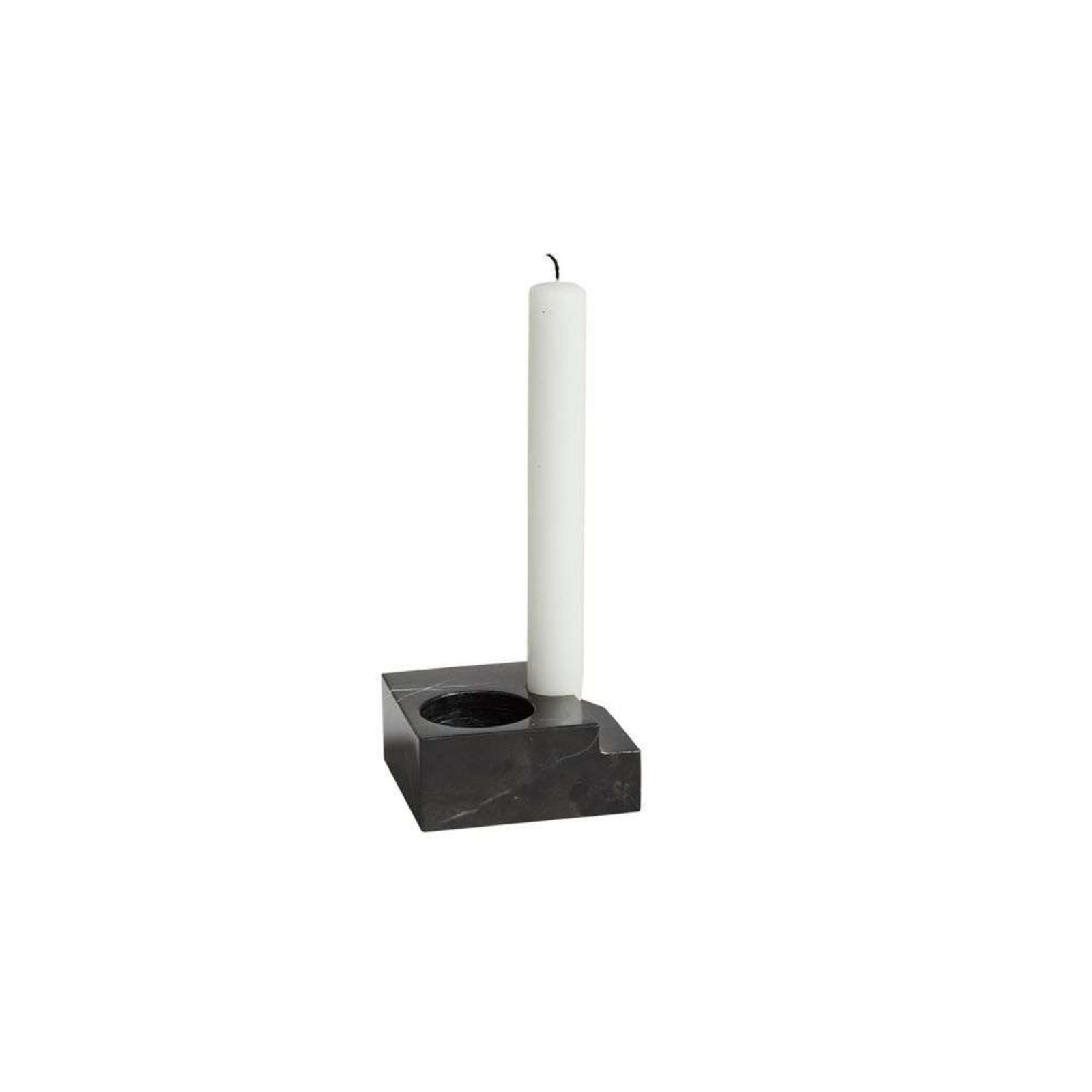 Jeu de dés 3 Candle Holder Crna Marble - Woud