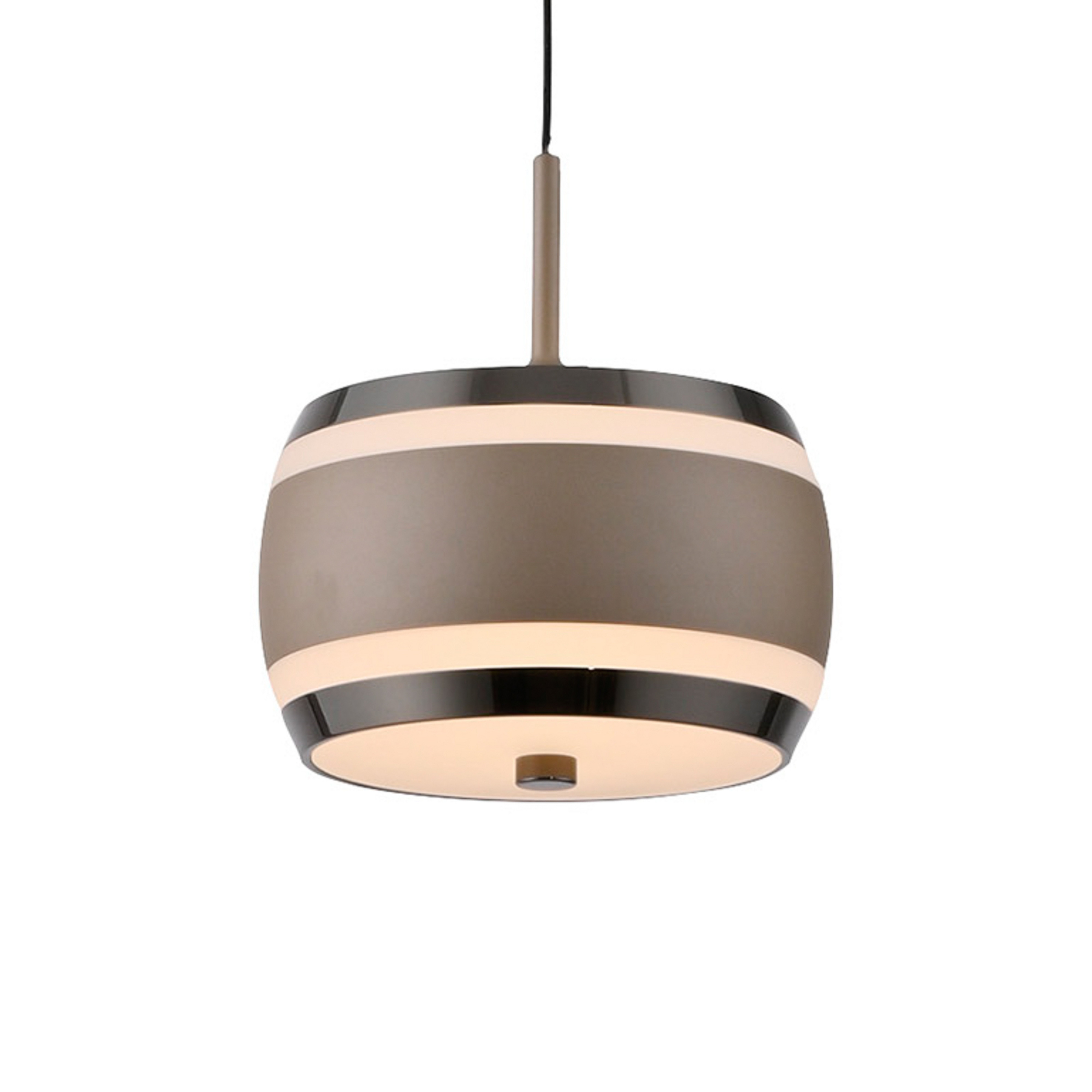LED-Hängelampe Falling Rings, bronze Ø 13 cm, CCT - PURE