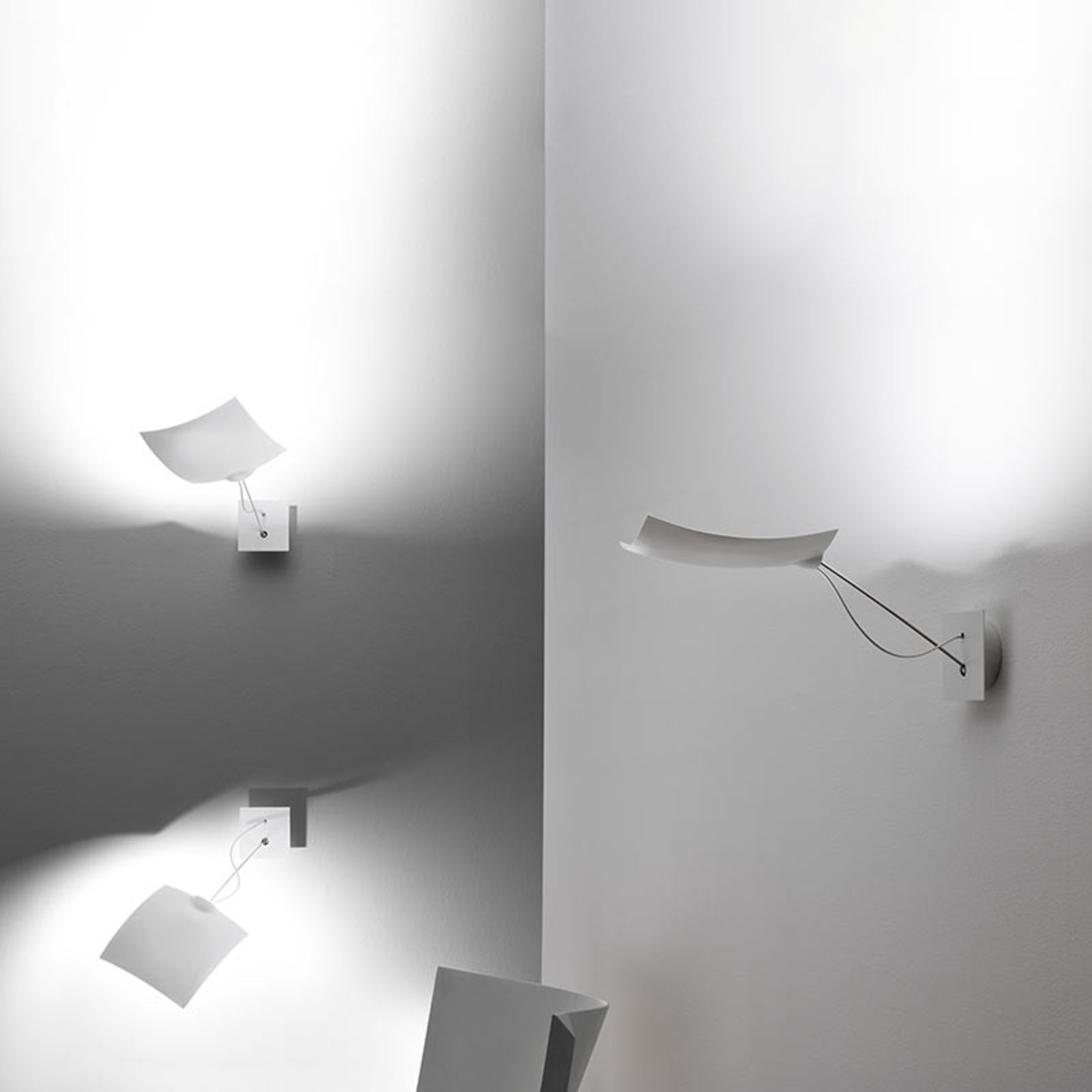Ingo Maurer 18 x 18 LED-seinävalaisin