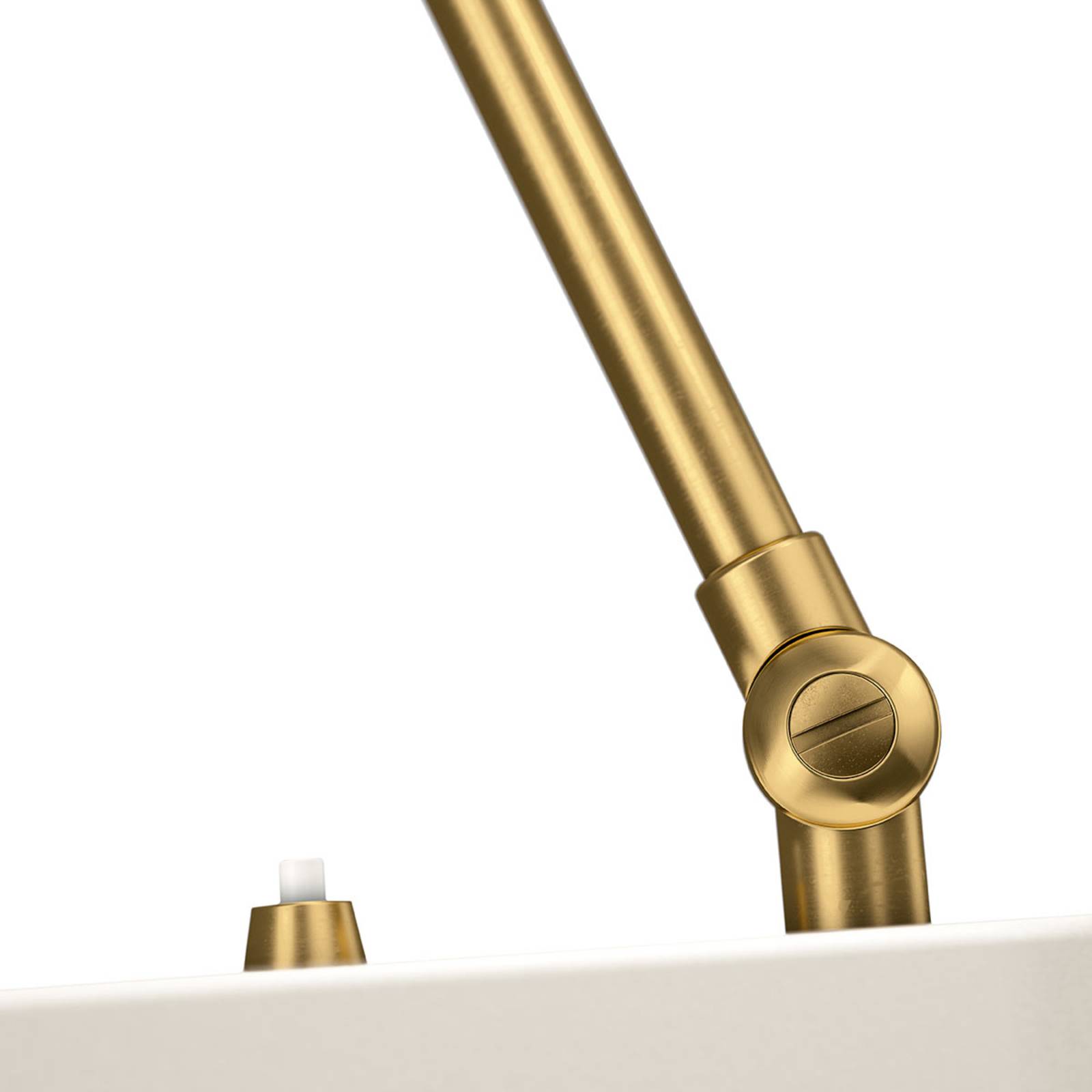 Louis Poulsen VL38, lampa stołowa LED, biała