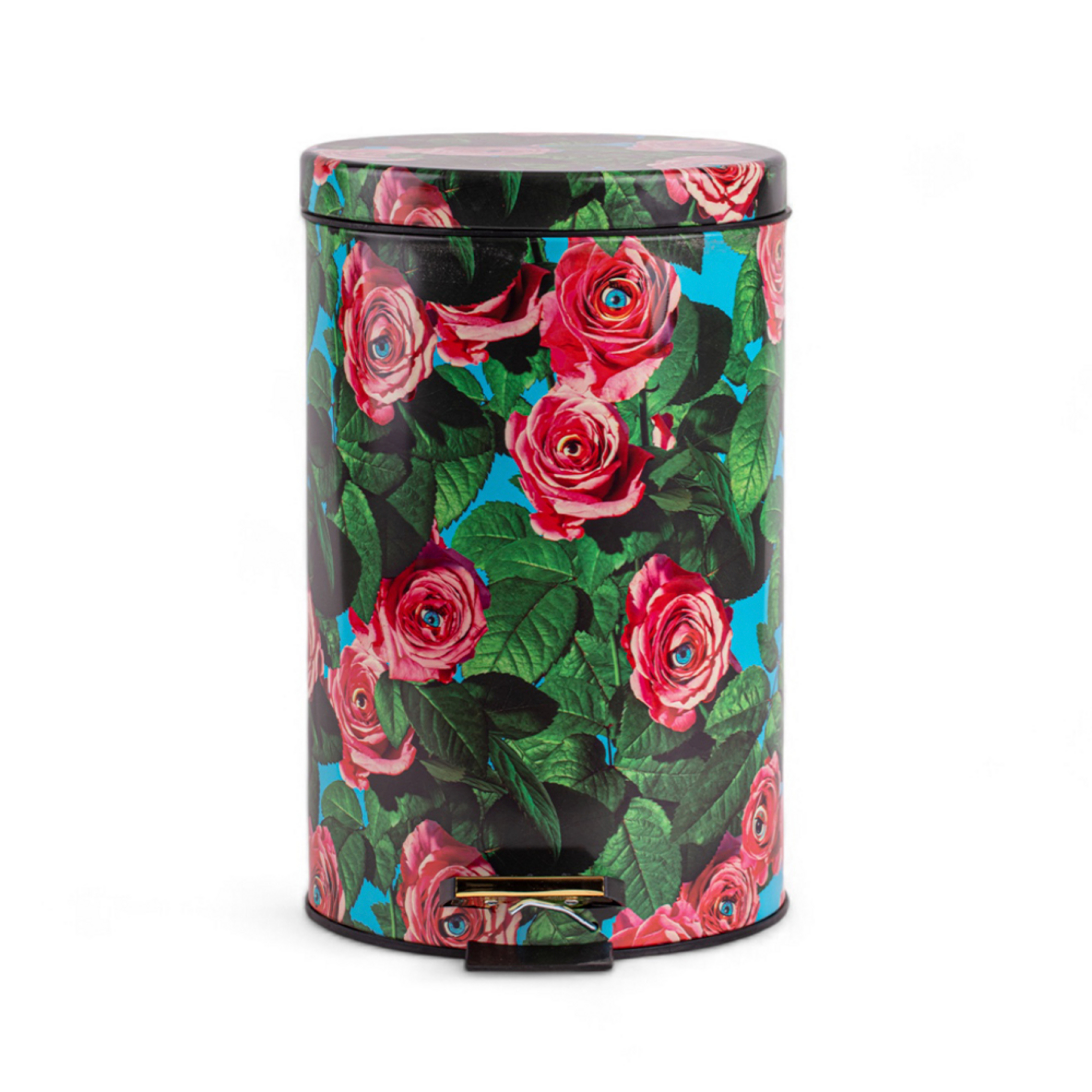 Roses Toiletpaper Home Papelera Ø25xH39,5 Multicolor - Seletti