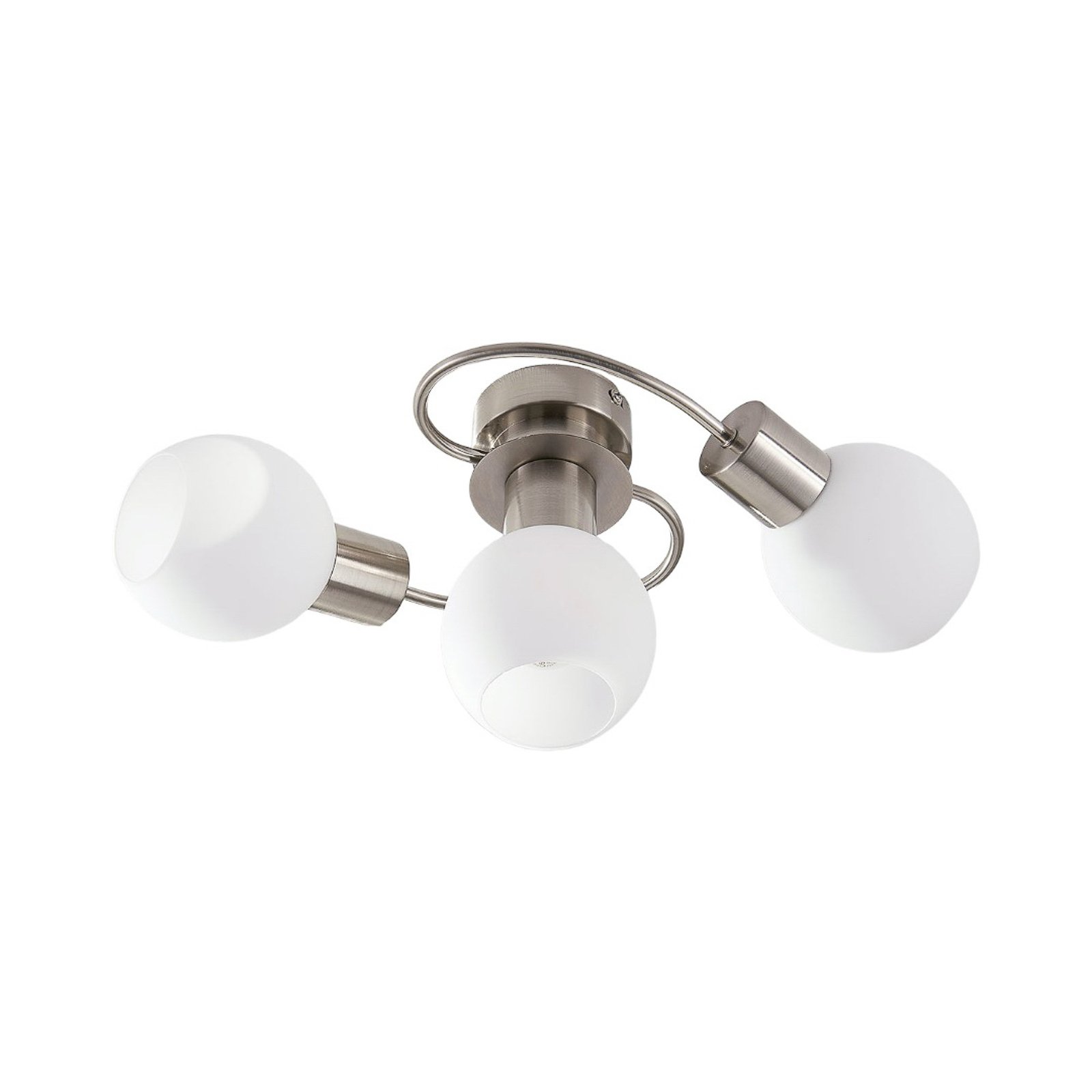 Ciala 3 Stropní Lampa White/Nickel - Lindby