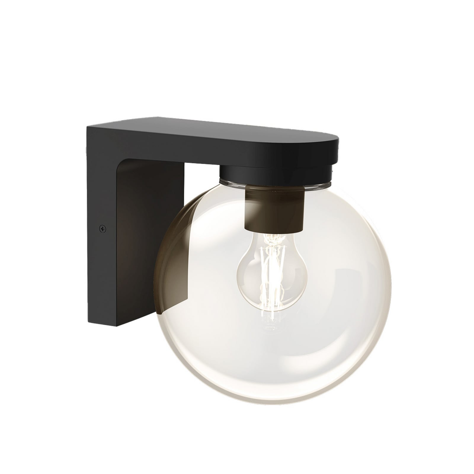 Philips Ulio kültéri fali lámpa, fekete, fém, IP44, E27