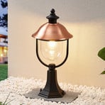 Lindby pedestal de luz Clint, 53cm, metal, resistente à água do mar, E27