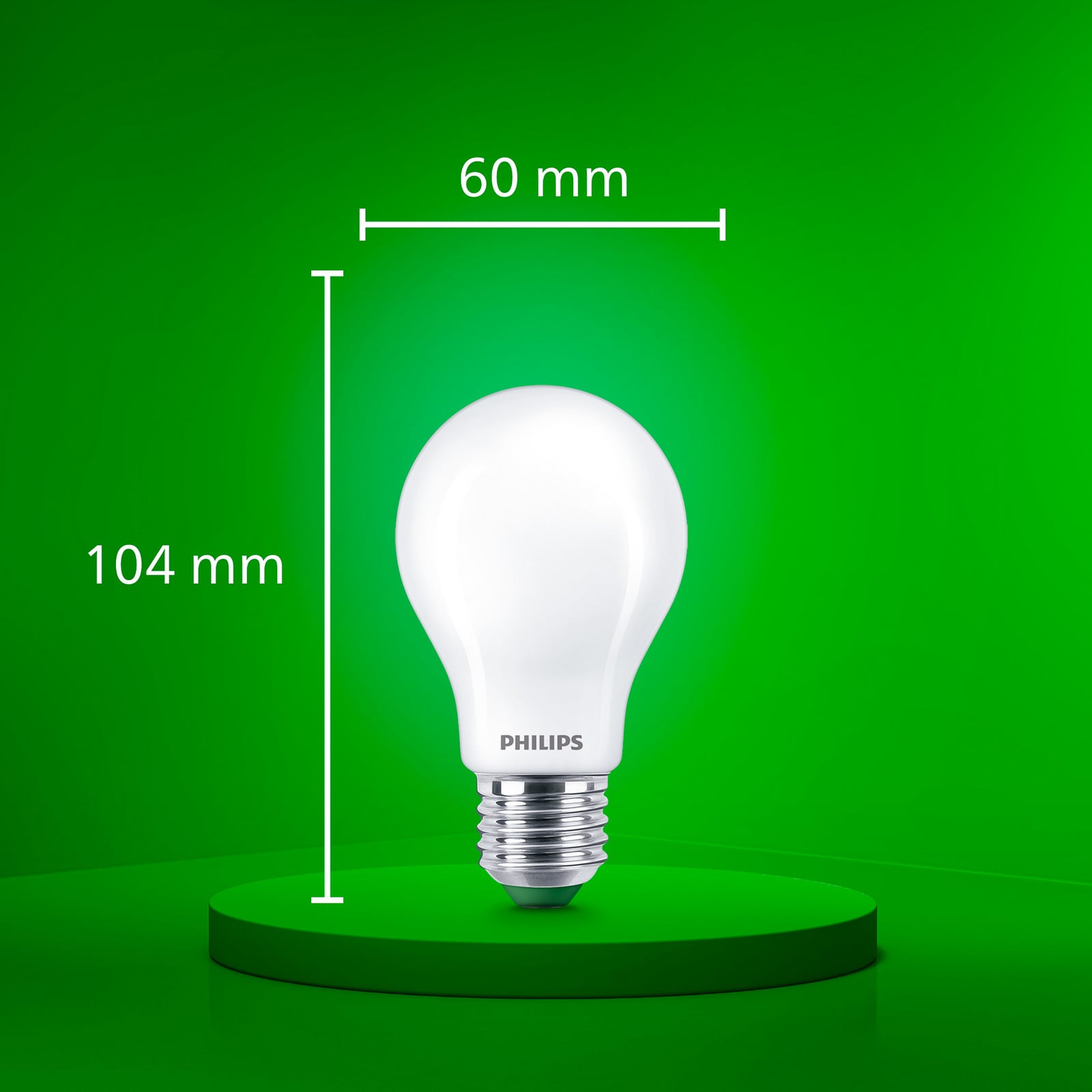 Philips E27 LED A60 4W 840lm 4.000K satinato Philips E27 LED A60 4W 840lm 4.000K satinato