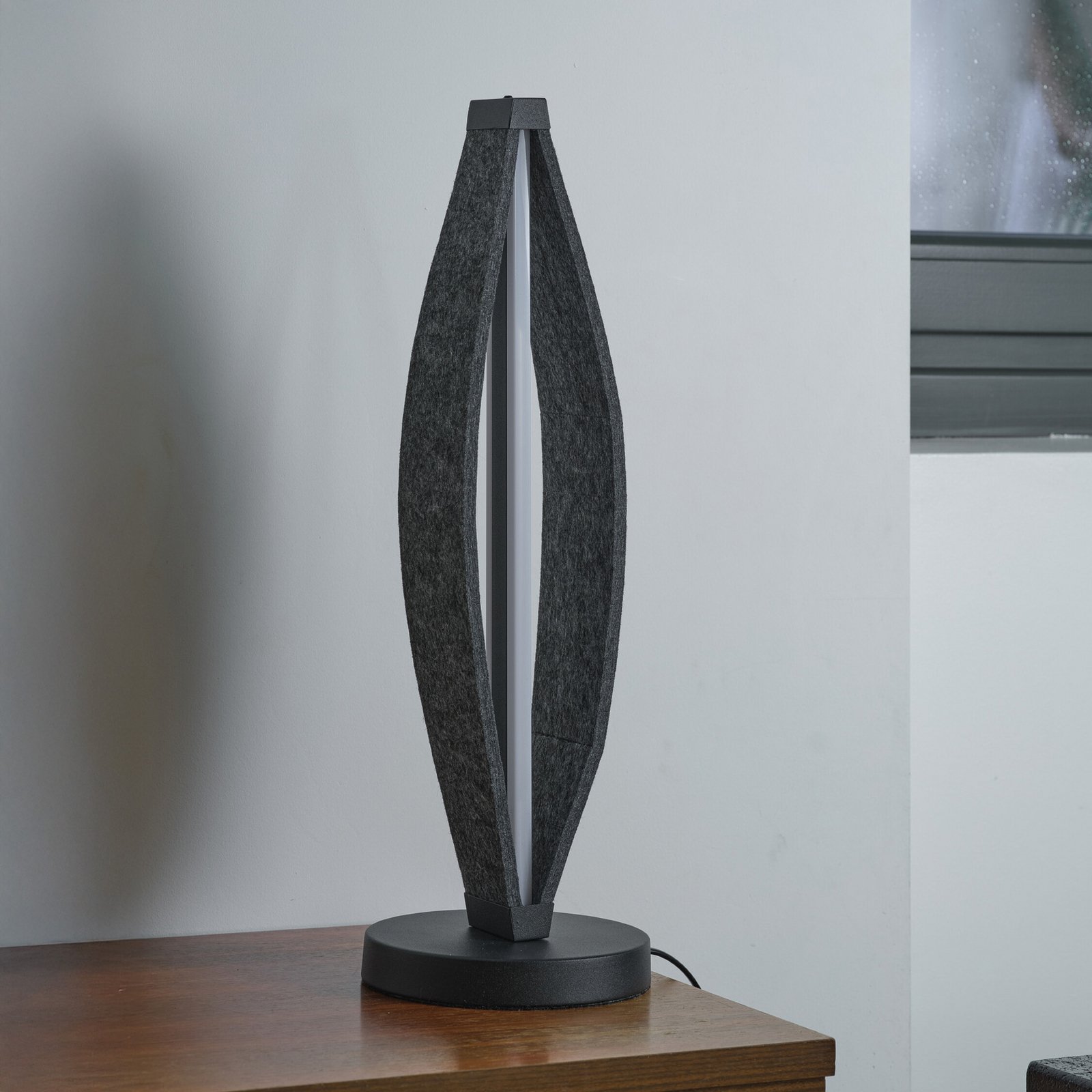 OSRAM LED-bordlampe Decor Flat Felt grå, filt, 3000 K