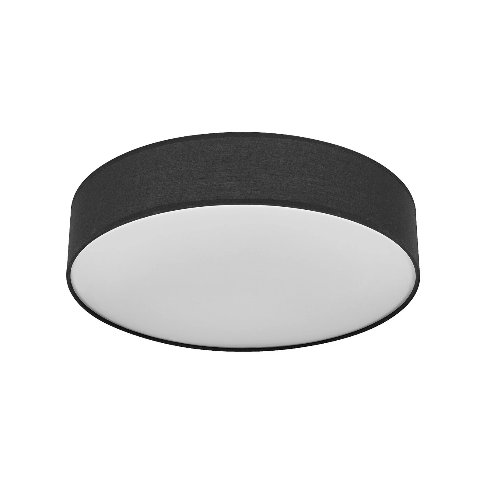 OSRAM Φωτιστικό οροφής ORBIS PARIS, μαύρο, Ø 40 cm Υφασμάτινο E27