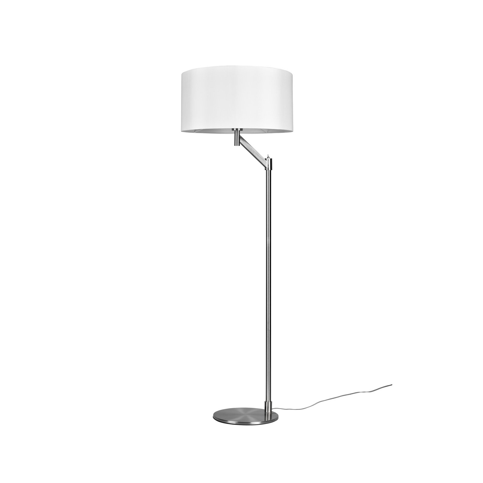 Cassio floor lamp with fabric shade
