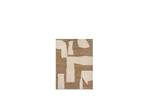 Piece Rug 140 x 200 Off-White/Toffee - ferm LIVING