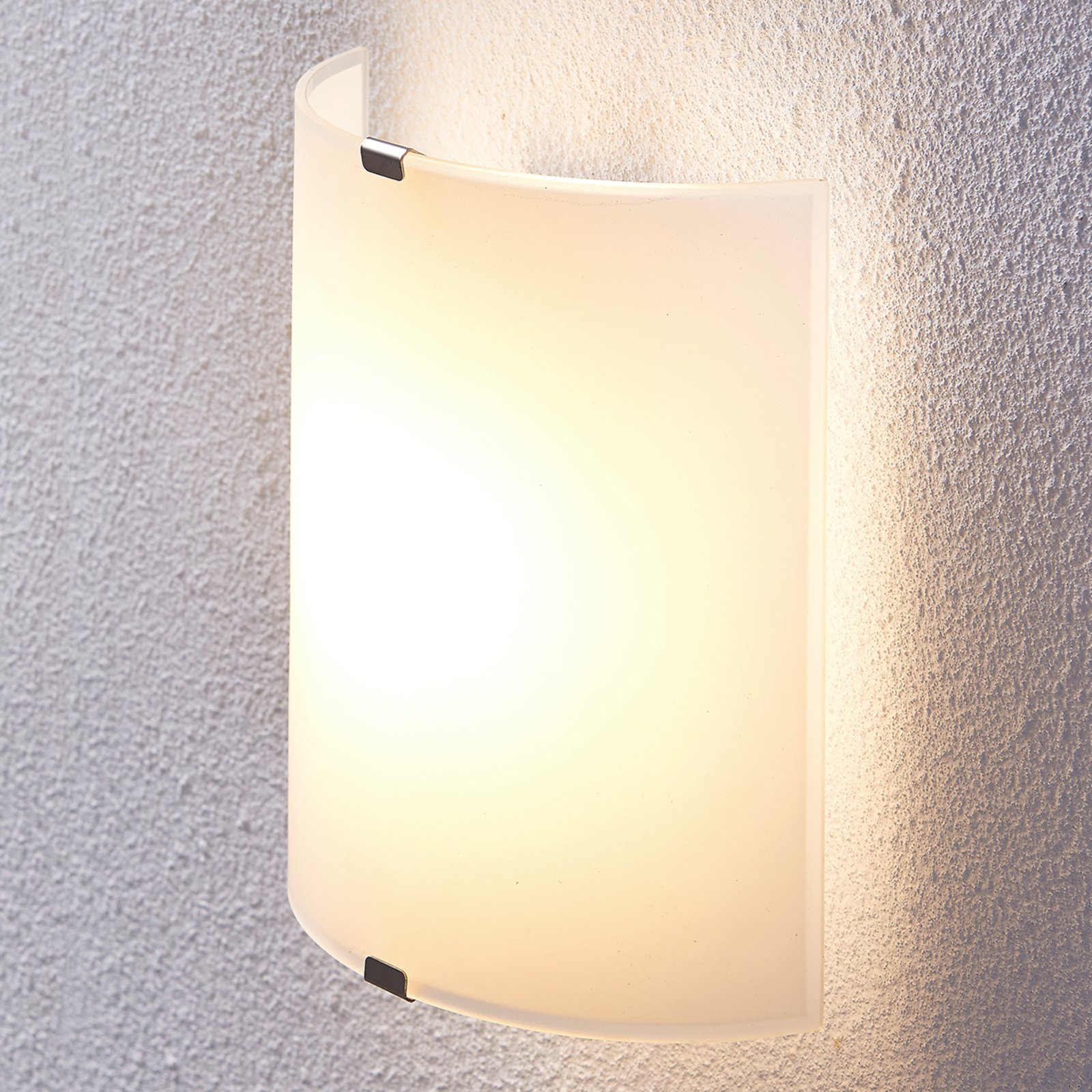 Helmi - lampada LED da parete in vetro