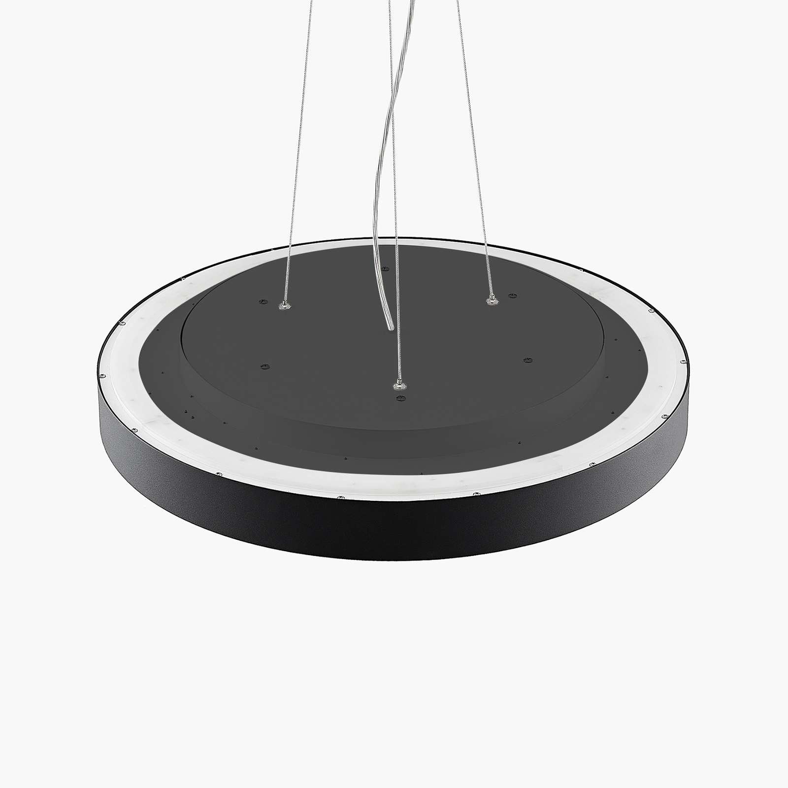 Arcchio Vanida suspension LED, noire, 60 cm