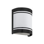 "Cerno" lauko sieninis šviestuvas, juodas