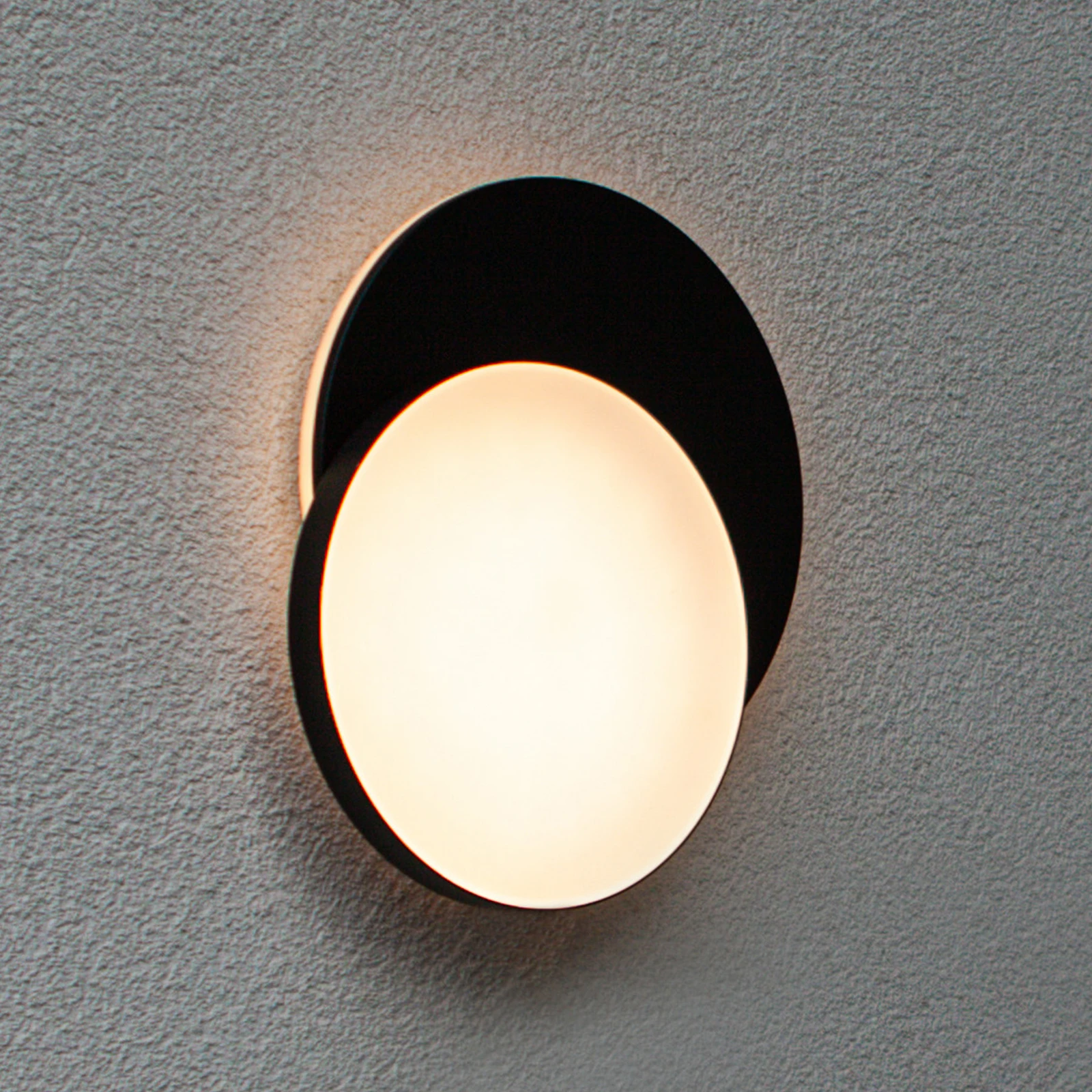 LED-Außenwandleuchte Goleta, schwarz, variable Form, CCT