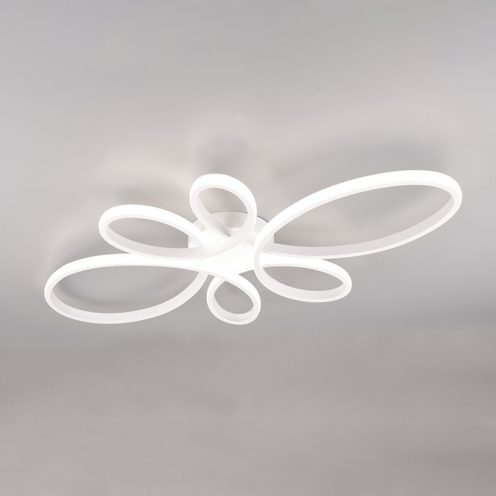 Plafonieră cu LED Fly alb mat 4.000 K 83 cm x 45 cm