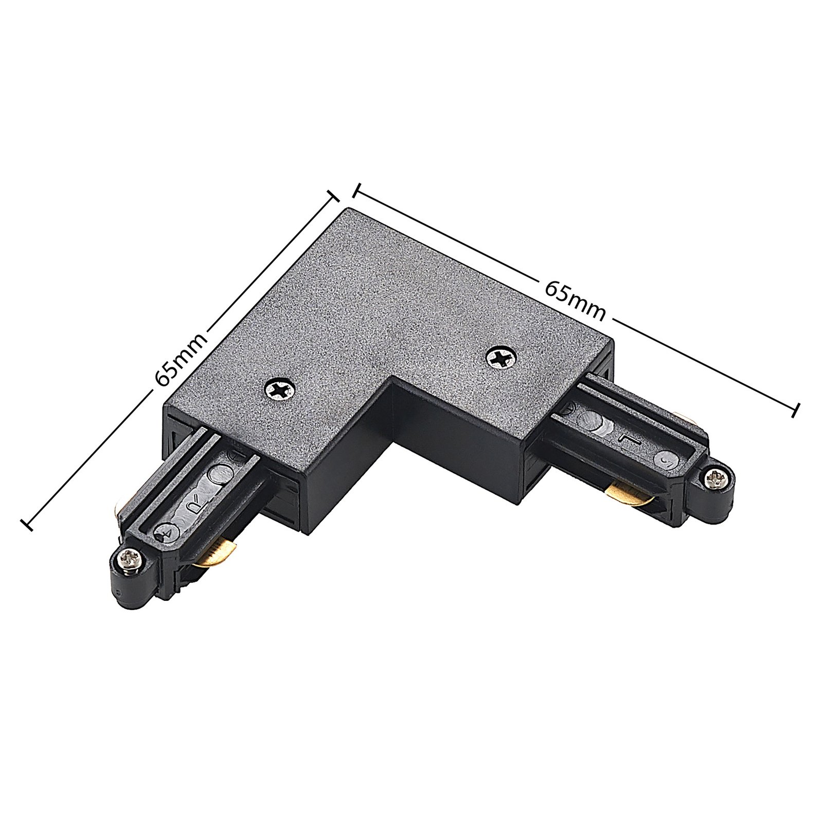 Linaro Track Hörn Connector Svart - Lindby